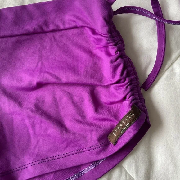 🆕 Yogabella Cheeky Purple Shorts - Picture 3 of 5